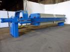 Used JWI US Filter Dewatering Systems JWI J-Press Filter Press, Model 1200G32-8