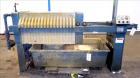 Used JWI Filter Press, Type J, Model 630-5.