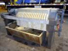 Used JWI Filter Press, Type J, Model 630-5.