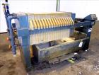 Used JWI Filter Press, Type J, Model 630-5.
