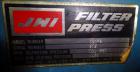 Used JWI Filter Press, Type J, Model 630-5.