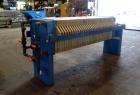 Used JWI Filter Press, Model 630G32-10-3DN