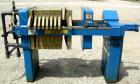 USED: JWI filter press, type J, model 630G38-6-2DNLS. (7) 630 mm (24 x 24) polypropylene plates, approximate 1/2