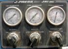 USED: JWI filter press, type J, model 630G38-6-2DNLS. (7) 630 mm (24 x 24) polypropylene plates, approximate 1/2