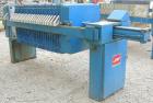 Used JWI Filter Press, Model 800G2-23-11.5DA.  (24) 31 1/2