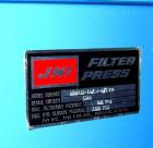 USED: JWI filter press, model 800G32-16/24-8/12DA. (18) 31 1/2