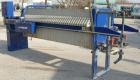 USED: US Filter filter press, model 800G32-39-20SYLW.  (40) 800 mm x 800 mm polypropylene plates. Approximate filter area 415 square feet, approximate 20 cubic feet cake capacity. Maximum inlet feed ...