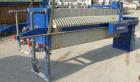 USED: US Filter filter press, model 800G32-39-20SYLW.  (40) 800 mm x 800 mm polypropylene plates. Approximate filter area 415 square feet, approximate 20 cubic feet cake capacity. Maximum inlet feed ...