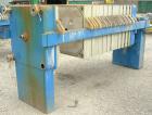 Used JWI filter press, model 800G32-23-11/5DA.  (24) 31 1/2