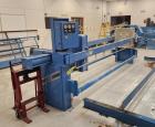 Filter Press, Manufactured by JWI, 25 sqft. Polypropylene Plates.
