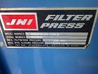 Used JWI Filter Press, Model J Press, 630G32-14-4DYLS, (14) polypropylene recess plates. Caulked and gasketed. Approx. 5 ft3 cake capacity, Approx. 56 ft2 of filtration area.