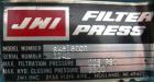 USED: JWI filter press, carbon steel frame. (83) 48