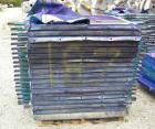 USED: JWI filter press, carbon steel frame. (83) 48