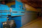 Used JWI filter press, 75 cubic feet, 1200G32-62-755A, 3506. Max filtration pressure 100 psi, hydraulic closing pressure 2800 psi. Contains new filter cloths.