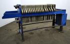 Used Lanco Environmental Products Filter Press, Model 4-5A. (16) Approximately 24-5/8