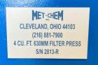 Met-Chem 4 Cubic Foot Filter Press