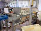 Used Met-Chem 800mm Filter Press – 21 Polypropylene Plates, 13 Cu. Ft. Capacity