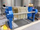 Used Met-Chem Filter Press | 19 Cu. Ft. Capacity | (35) 800mm Plates | 2” Cake | Auto Hydraulic Closure | Corner Feed | Refurbished 2024