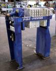 Used Pacific Press Pac-Press Filter Press, Model PAC-470G-1SP2, Carbon Steel. 18.2 Square feet surface area, 1 cubic foot cake capacity, 100 psi maximum filter pressure. (7) 18-1/2