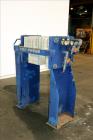 Used Pacific Press Pac-Press Filter Press, Model PAC-470G-1SP2, Carbon Steel. 18.2 Square feet surface area, 1 cubic foot cake capacity, 100 psi maximum filter pressure. (7) 18-1/2