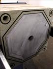 Used Pacific Press Pac-Press Filter Press, Model PAC-470G-1SP2, Carbon Steel. 18.2 Square feet surface area, 1 cubic foot cake capacity, 100 psi maximum filter pressure. (7) 18-1/2