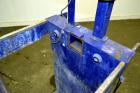 Used Pacific Press Filter Press Skeleton Only, Model P470E138A-3/5R. Requires 470mm plates. Maximum filter area 52-86 square feet, maximum cake capacity 3-5 cubic feet. Includes an automatic pump con...
