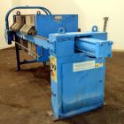Used- Parkson Lanco Environmental Products Filter Press, Model AFP-800-100. (21) Approximately 31-3/8