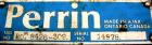 Used Perrin Filter Press, Model 1200MM. (54) 1200 mm (47.2