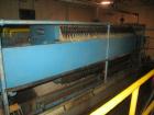 Used Perrin 1000 mm Filter Press. Press consists of 45 polypropylene filter plates. Top center feed, 4 corner discharge. 1-3/16