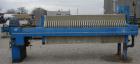 USED: Quantum Technologies filter press, carbon steel frame. (43) 39