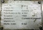 Used Stainless Steel Schenk Polishing Press, Model F2