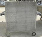Used Seitz Orion plate and frame filter press, type 60A80, 316 stainless steel. (11) 22 3/4