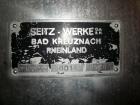 Used Seitz Filter Press, Type OF 100/200