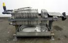 Used T. Shriver Filter Press, Size 12, 316 Stainless Steel.  (12) 12