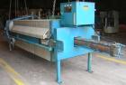 USED: Eimco Shriver filter press, model M1000FB. Carbon steel frame. (40) 39.3