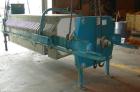 USED: Eimco Shriver filter press, model M1000FB. Carbon steel frame. (40) 39.3
