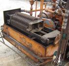 USED: Oil purification trailer with Shriver plate and frame filterpress. Portable trailer with filters and pumps for filtering hydraulicoils or transformer oils. Trailer consists of Shriver plate and...