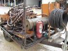 USED: Oil purification trailer with Shriver plate and frame filterpress. Portable trailer with filters and pumps for filtering hydraulicoils or transformer oils. Trailer consists of Shriver plate and...