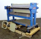 Used Sperry Plate & Frame Filter Press, Size 18, Type 47-48-49. (15) 15