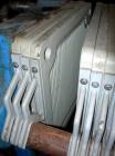 USED: Sperry plate and frame filter press, type 21, size 18, carbon steel frame. (10) 18