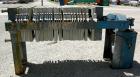 USED: Sperry plate and frame filter press, type 41-4, size 24, carbon steel frame. (15) 24