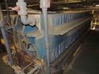 Used- Sperry Size 42 Filter Press, 1666 Square Feet