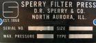 Used Sperry Filter Press, type CRN, size 48. (32) 49