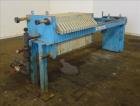 Used Star Systems Filter Press, Model R17630/50630004