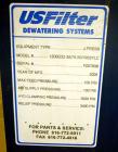Used US Filter Dewatering Systems JWI J-Press Filter Press, Model 1200G32-38/76-50/100SYLC. (37) 47.2” x 47.2 polypropylene plates, (1) head, (1) tail plate. Approximately 510 square feet filter area...