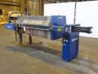 Used Siemens J-Press Filter Press, Model 800G25-25-10SYLW.