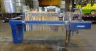 Used Siemens J-Press Filter Press, Model 800G25-25-10SYLW.