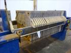 Used Siemens J-Press Filter Press, Model 800G25-25-10SYLW.