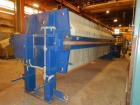 Used US Filter 3112 Square Feet Polypropylene Plate Filter Press
