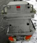 USED: Von Roll plate and frame filter press, type HV3-D. 14 polypropylene plates 24